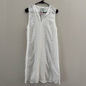 Johnny Was Embroidered Cotton Dress